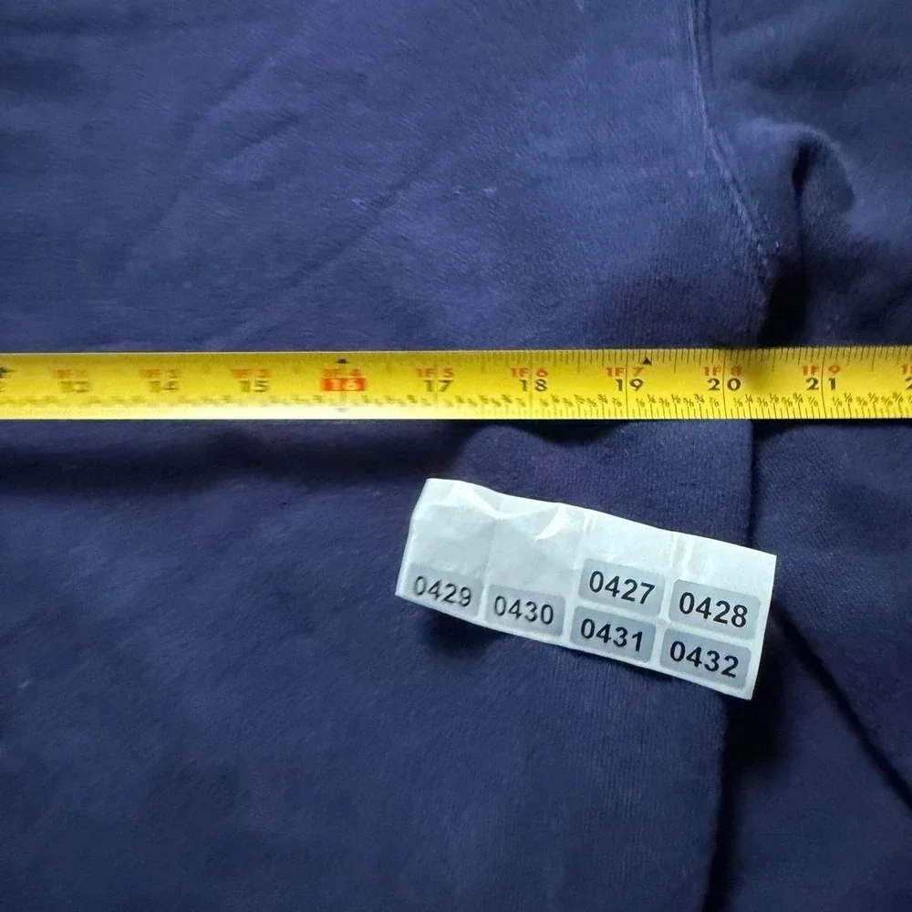 Polo Ralph Lauren Blue Y2k Fleece Phillie Quarter Zip Hoodie Small